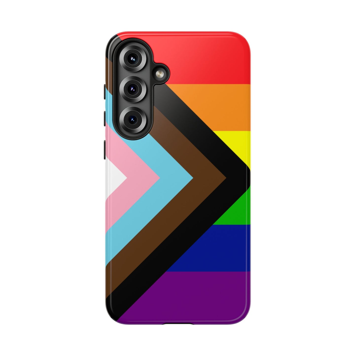 Progress Pride Samsung Phone Case – LGBTQ Flag Protective Cover for Galaxy S21 S22 S23 S24 S25