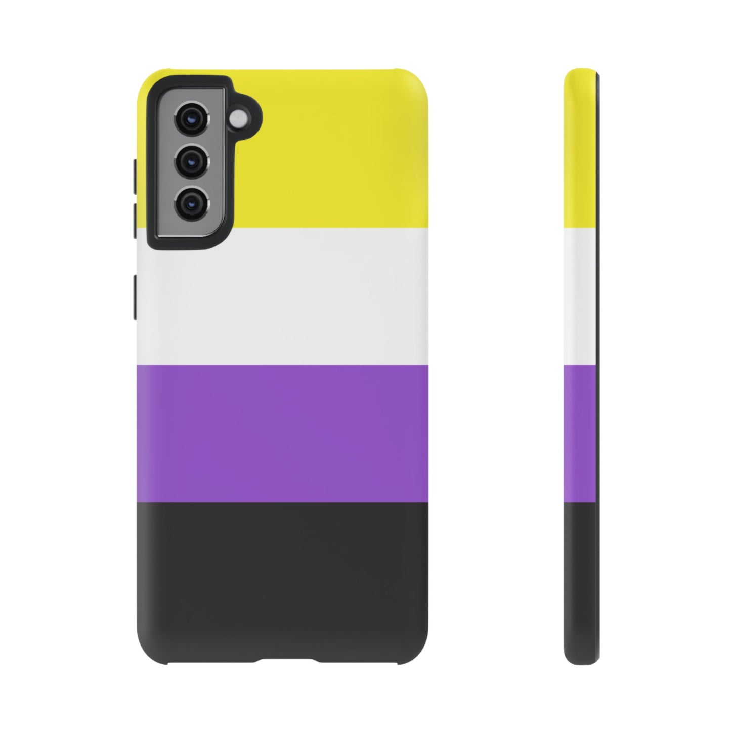 Nonbinary Pride Samsung Phone Case – LGBTQ Flag Protective Cover for Galaxy S21 S22 S23 S24 S25