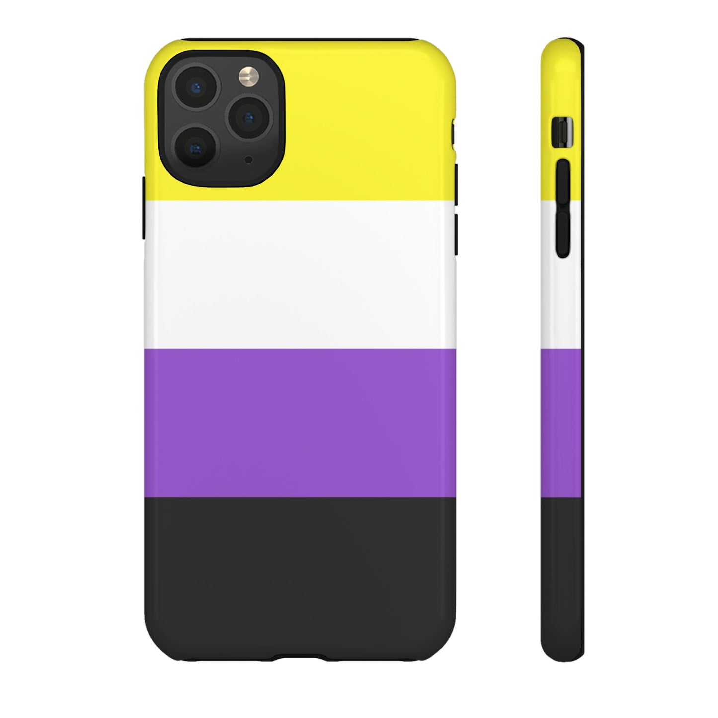Nonbinary Pride iPhone Case – LGBTQ Flag Protective Cover for iPhone 11 12 13 14 15 16 17