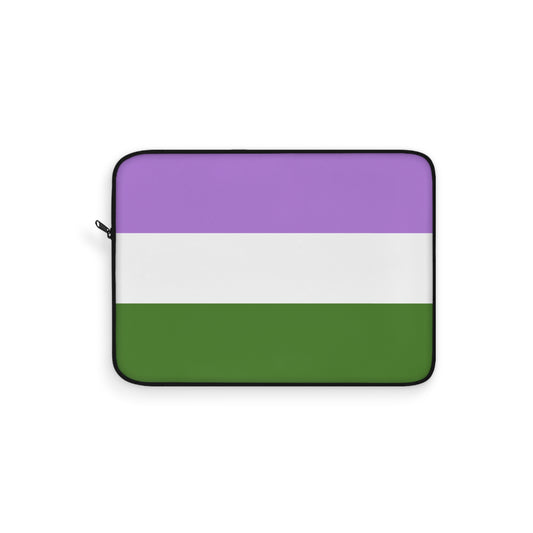 Genderqueer Pride Laptop Sleeve – MacBook & 13–15” Case