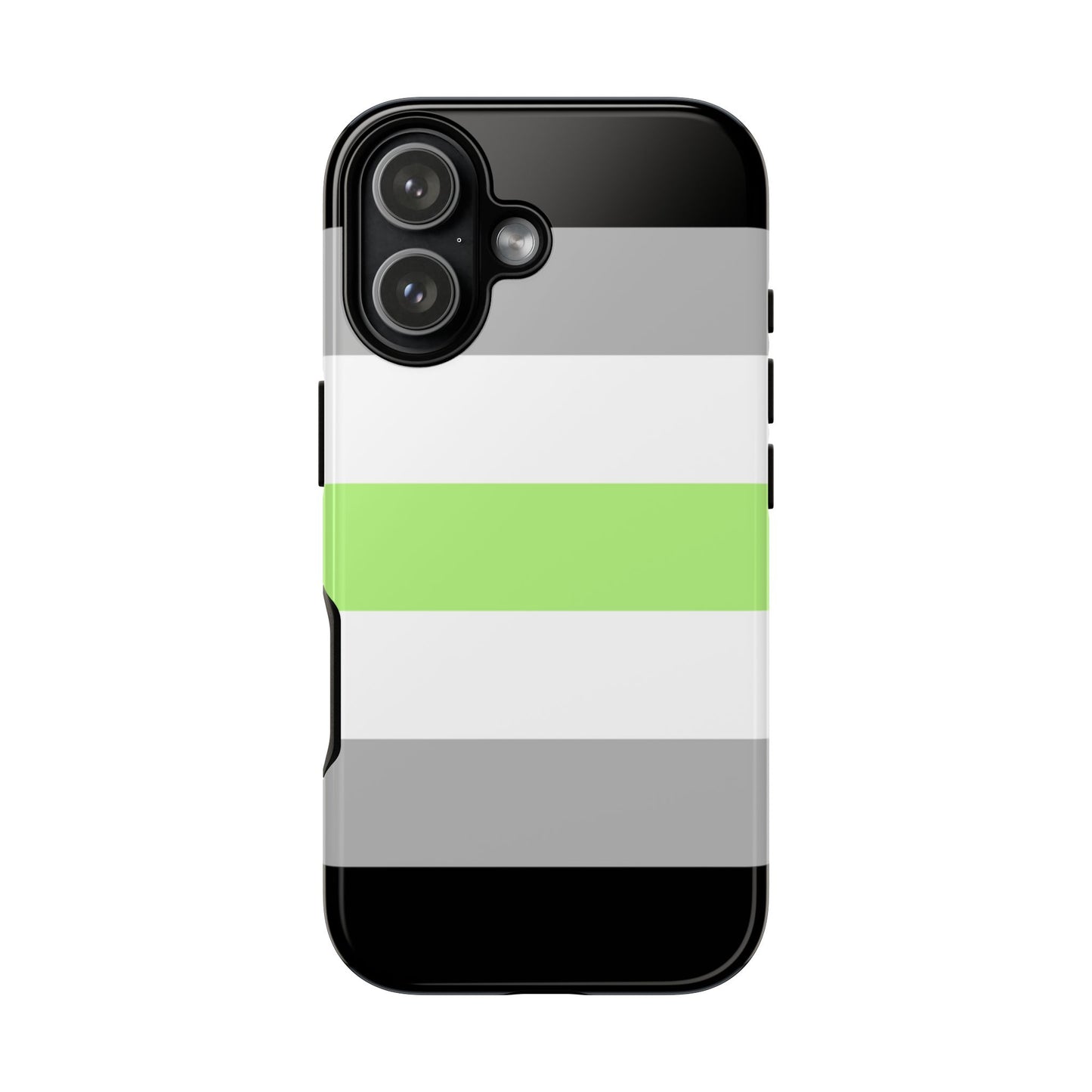 Agender Pride iPhone Case – LGBTQ Flag Protective Cover for iPhone 11 12 13 14 15 16 17