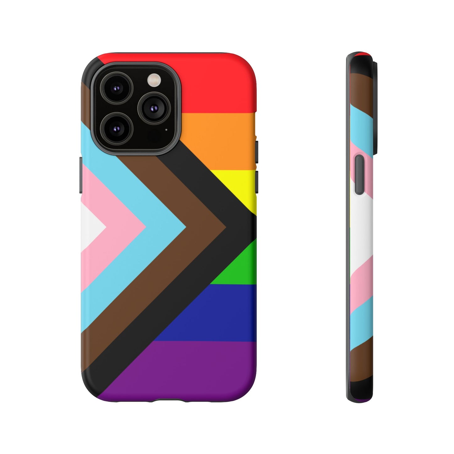 Progress Pride iPhone Case – LGBTQ Flag Protective Cover for iPhone 11 12 13 14 15 16 17