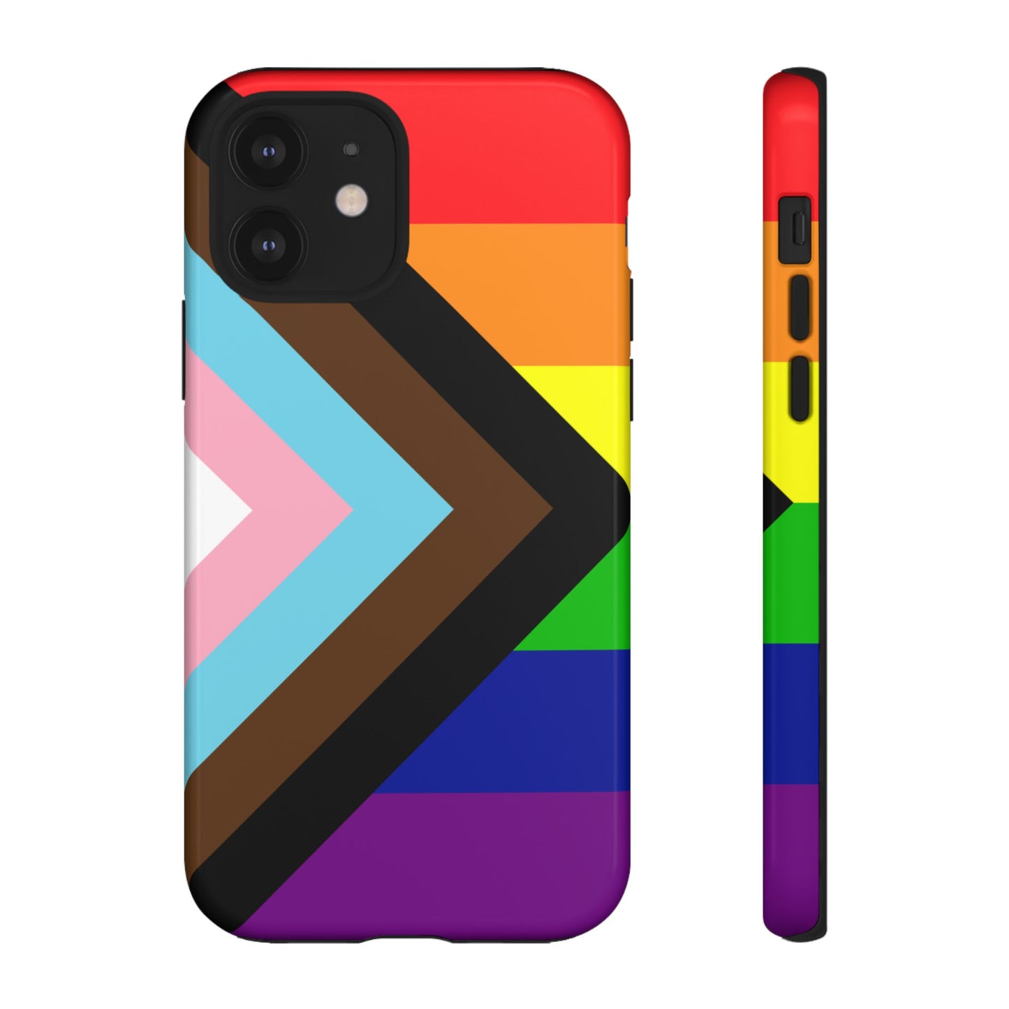 Progress Pride iPhone Case – LGBTQ Flag Protective Cover for iPhone 11 12 13 14 15 16 17