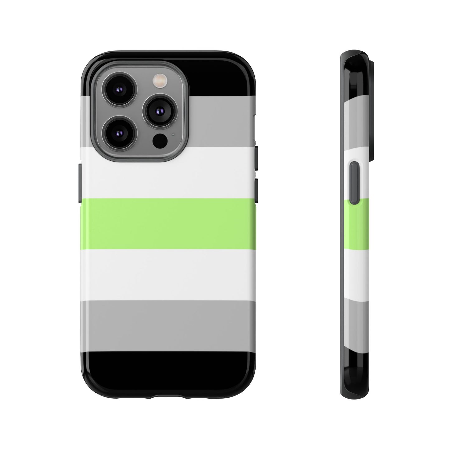 Agender Pride iPhone Case – LGBTQ Flag Protective Cover for iPhone 11 12 13 14 15 16 17
