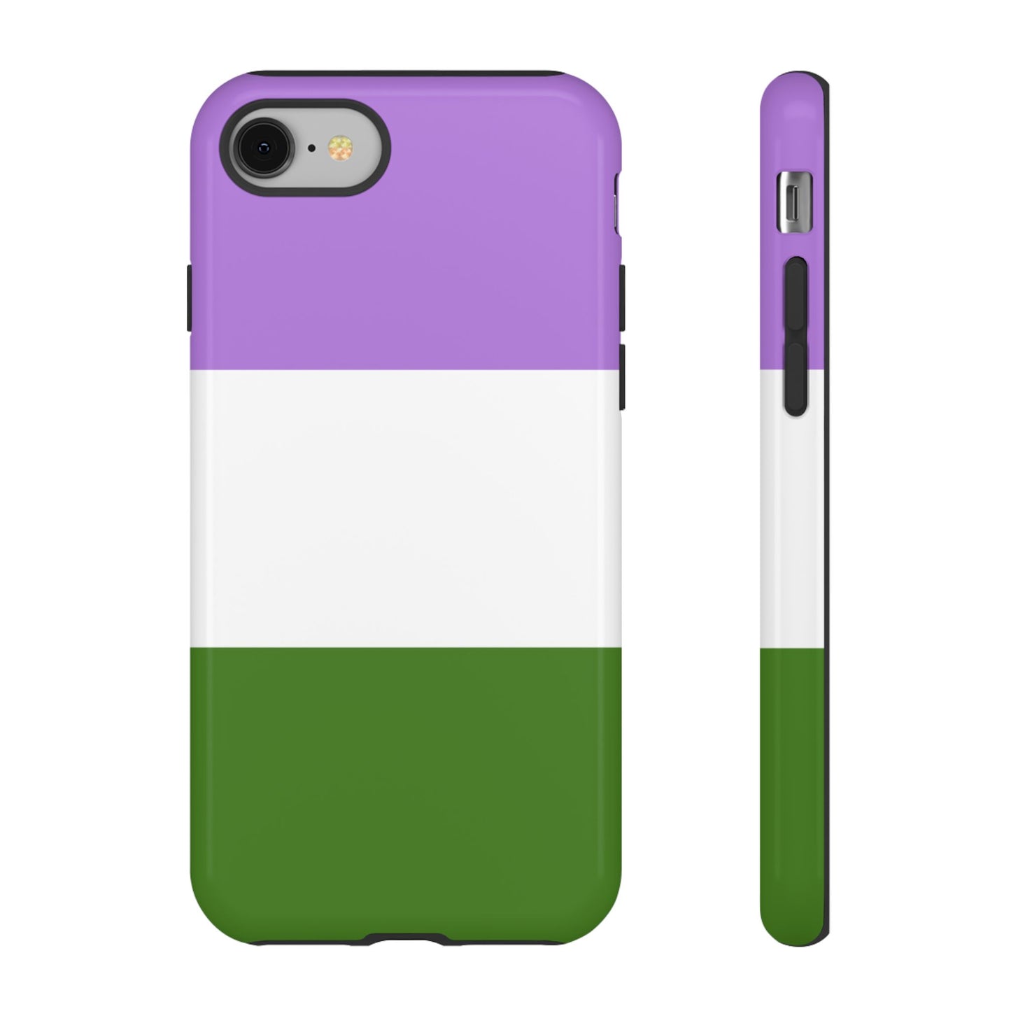 Genderqueer Pride iPhone Case – LGBTQ Flag Protective Cover for iPhone 11 12 13 14 15 16 17