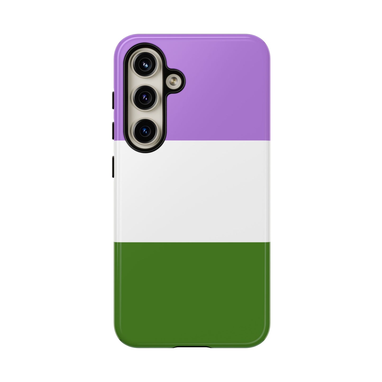 Genderqueer Pride Samsung Phone Case – LGBTQ Flag Protective Cover for Galaxy S21 S22 S23 S24 S25