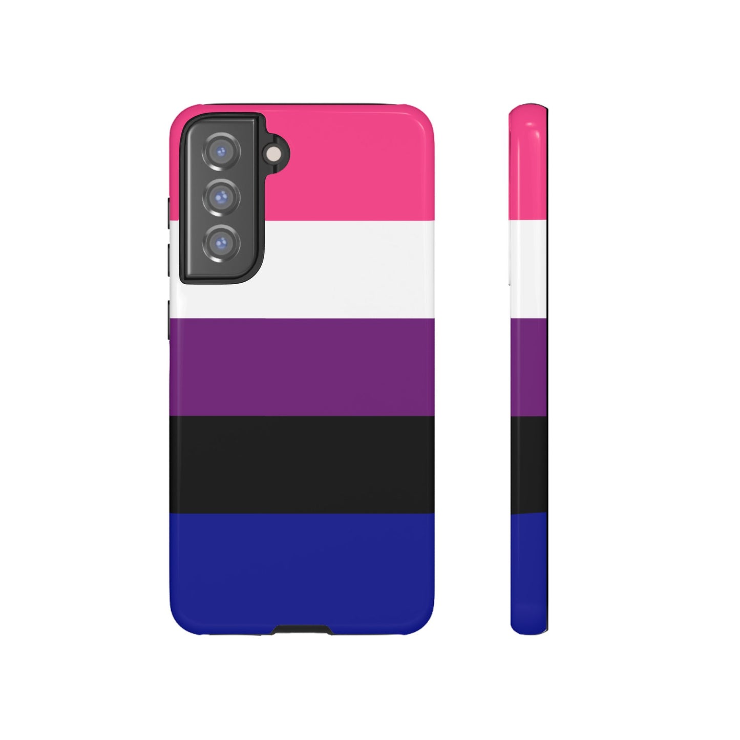 Genderfluid Pride Samsung Phone Case – LGBTQ Flag Protective Cover for Galaxy S21 S22 S23 S24 S25