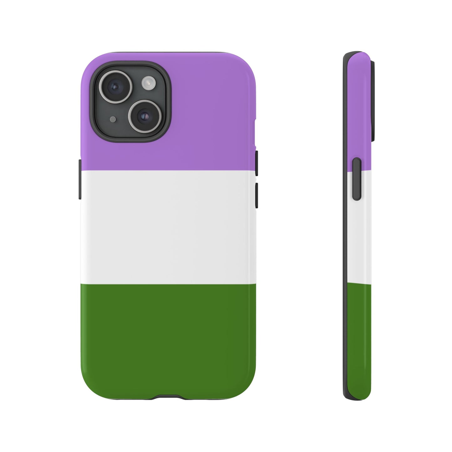 Genderqueer Pride iPhone Case – LGBTQ Flag Protective Cover for iPhone 11 12 13 14 15 16 17