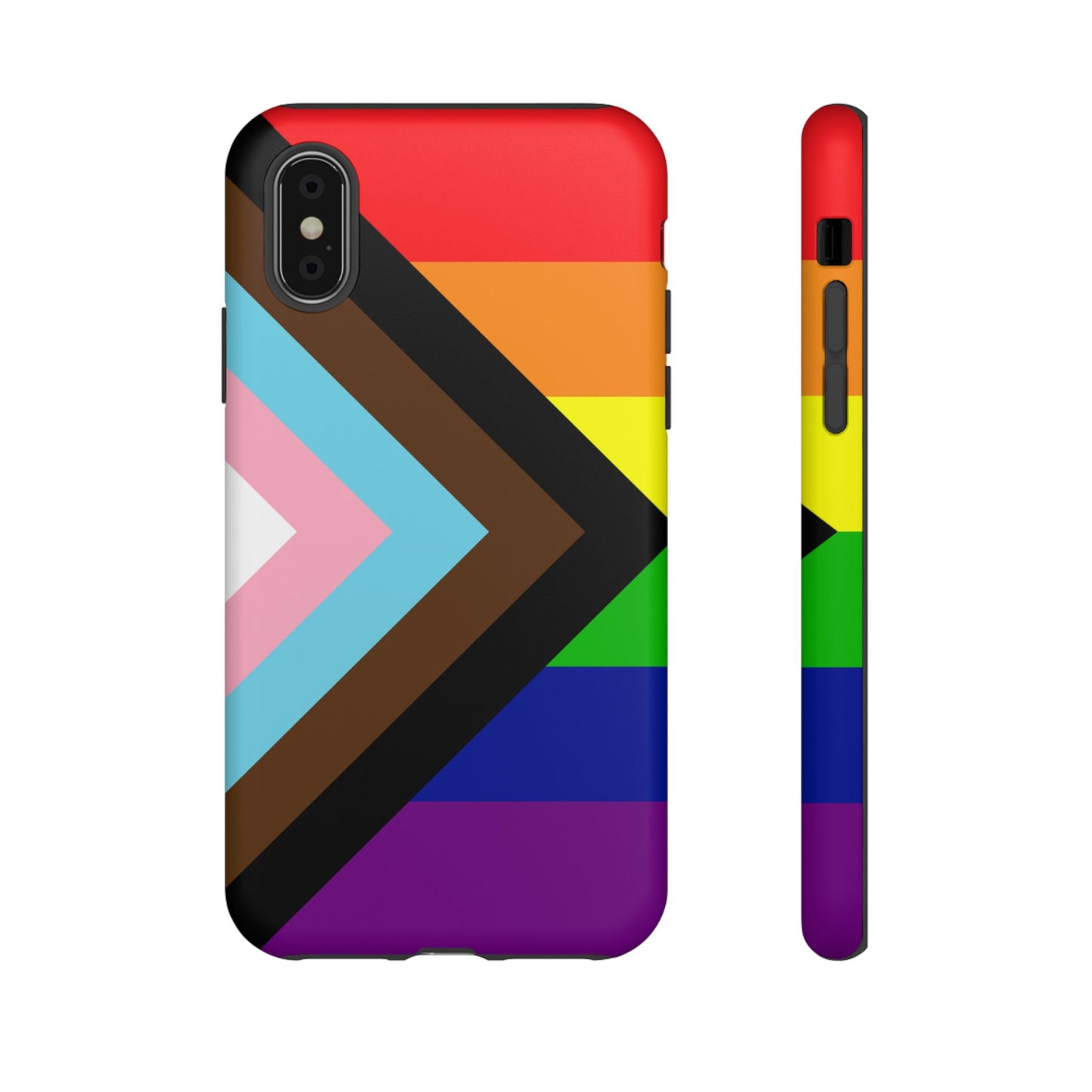 Progress Pride iPhone Case – LGBTQ Flag Protective Cover for iPhone 11 12 13 14 15 16 17