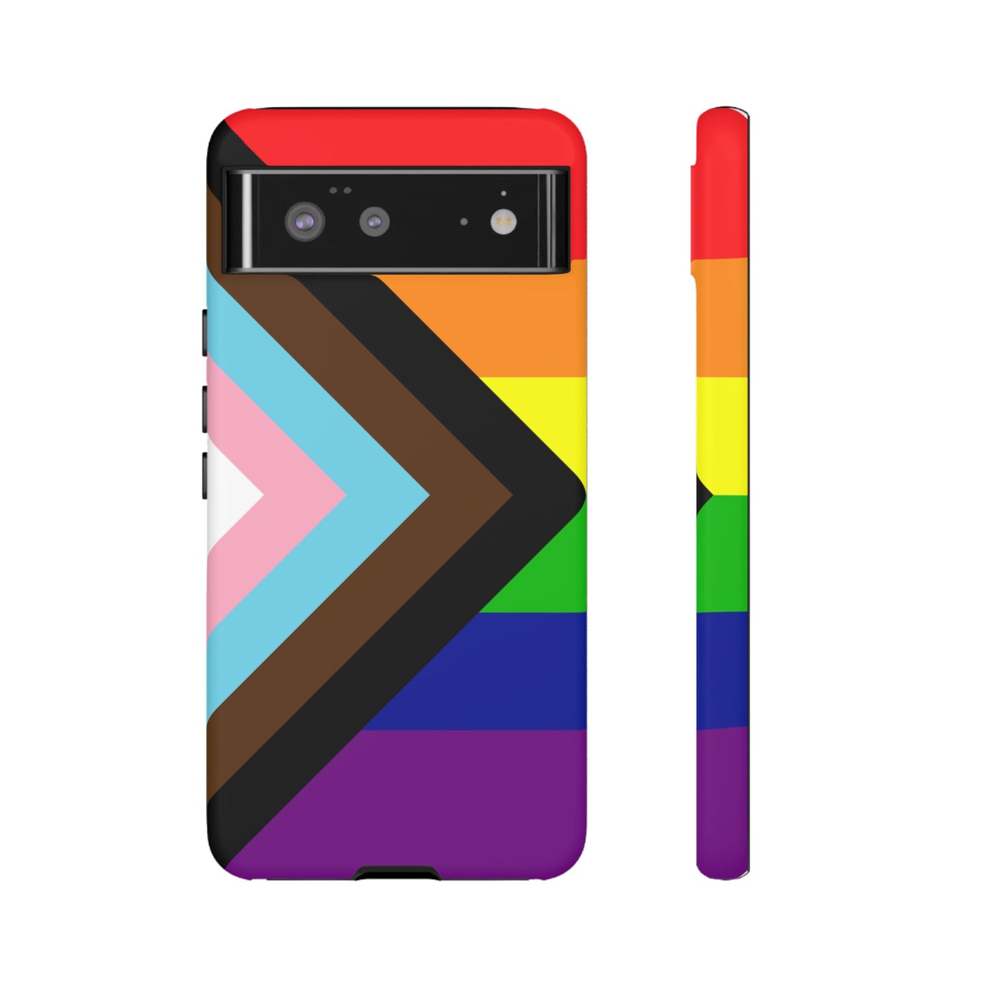 Progress Pride Google Pixel Phone Case – LGBTQ Protective Cover for Pixel 6 7 8 9