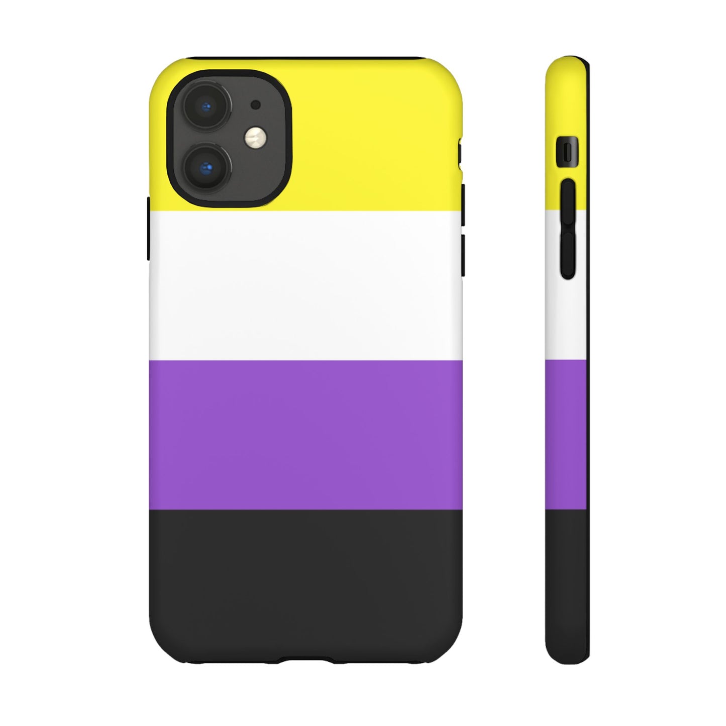 Nonbinary Pride iPhone Case – LGBTQ Flag Protective Cover for iPhone 11 12 13 14 15 16 17