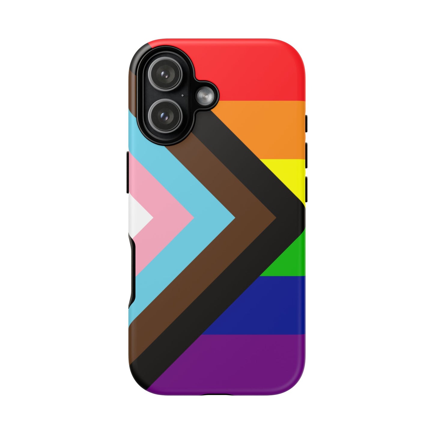Progress Pride iPhone Case – LGBTQ Flag Protective Cover for iPhone 11 12 13 14 15 16 17