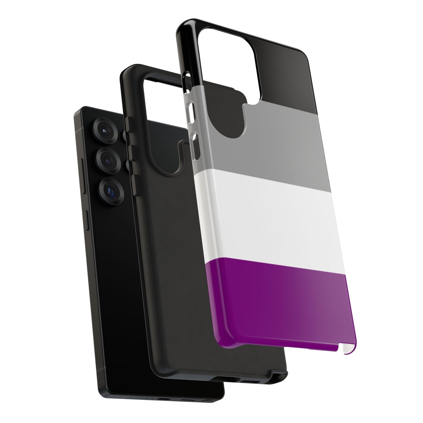 Asexual Pride Samsung Phone Case – LGBTQ Flag Protective Cover for Galaxy S21 S22 S23 S24 S25