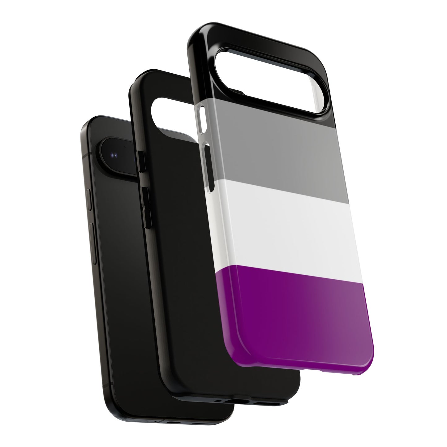 Asexual Pride Google Pixel Phone Case – LGBTQ Protective Cover for Pixel 6 7 8 9
