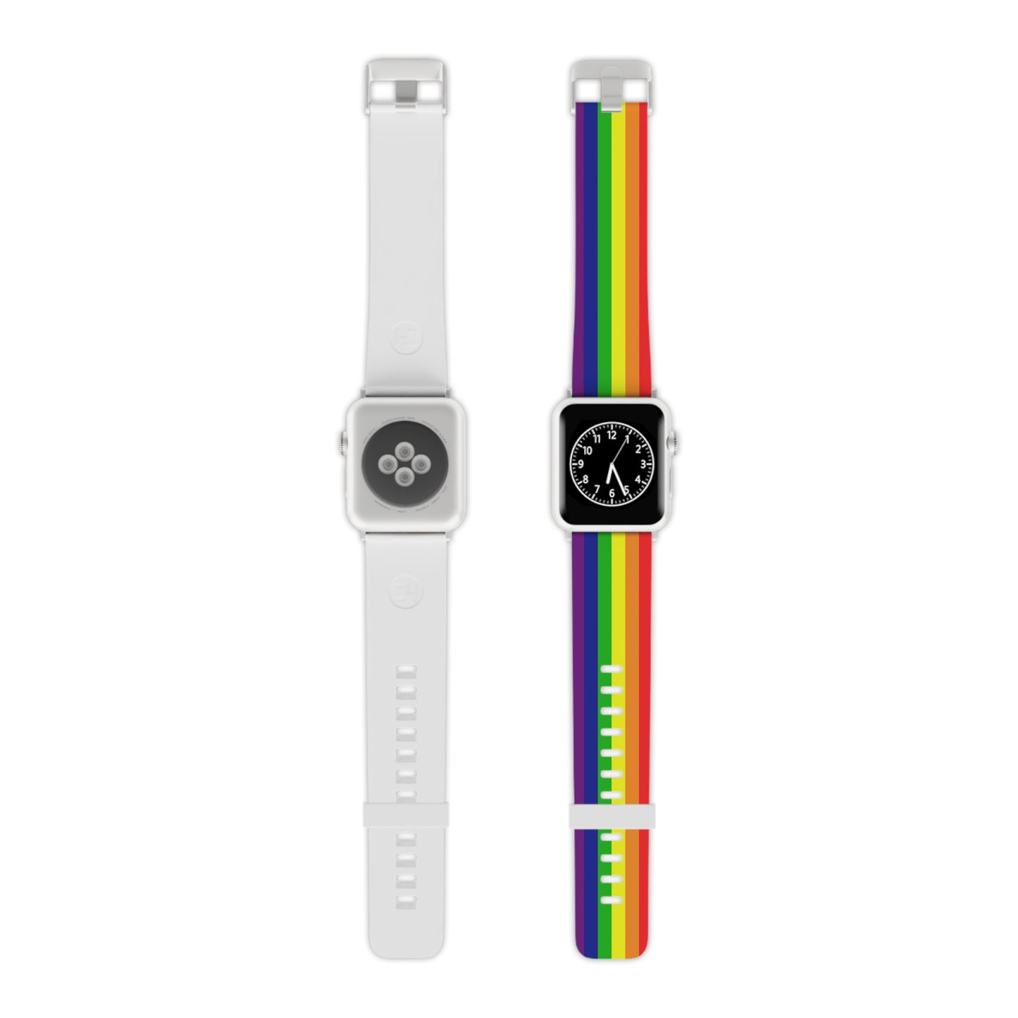 Rainbow Pride Apple Watch Band – LGBTQ Silicone Strap