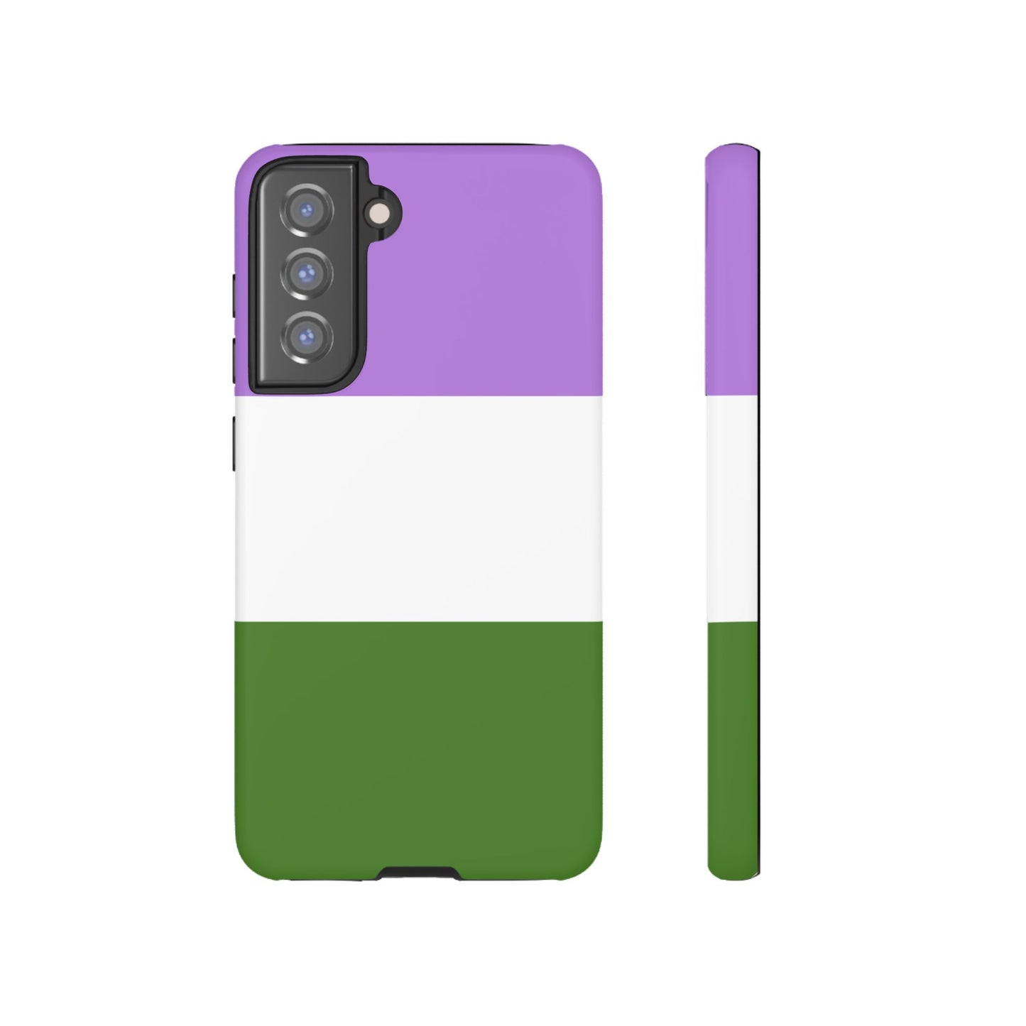 Genderqueer Pride Samsung Phone Case – LGBTQ Flag Protective Cover for Galaxy S21 S22 S23 S24 S25