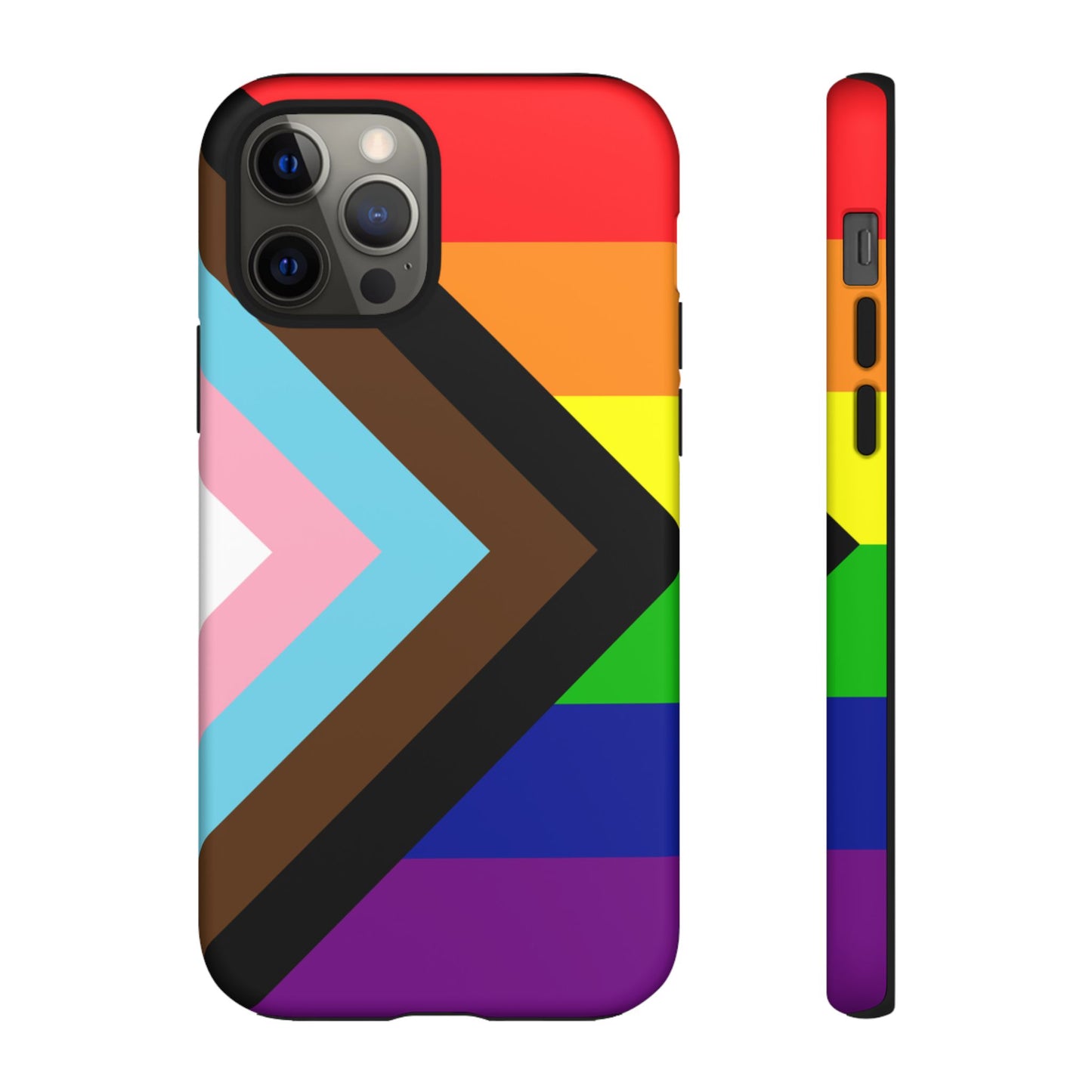 Progress Pride iPhone Case – LGBTQ Flag Protective Cover for iPhone 11 12 13 14 15 16 17