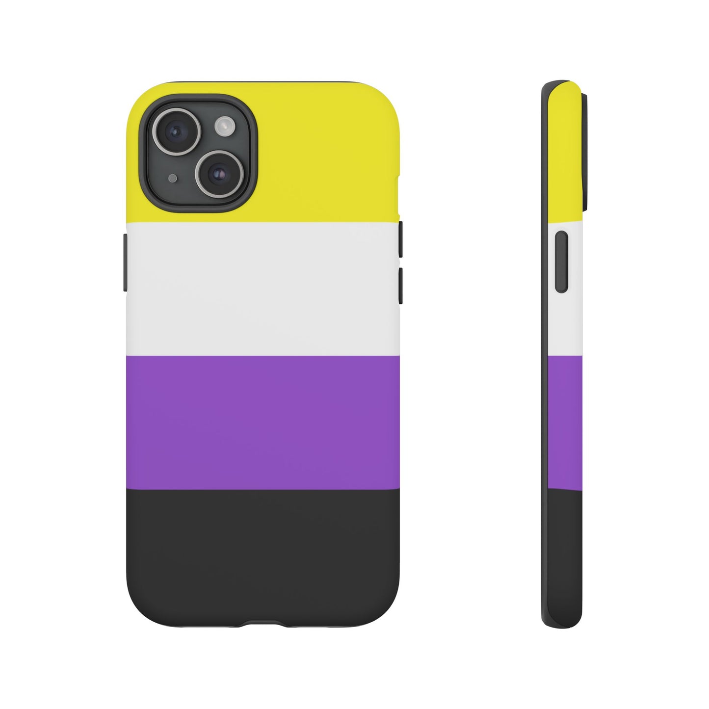 Nonbinary Pride iPhone Case – LGBTQ Flag Protective Cover for iPhone 11 12 13 14 15 16 17