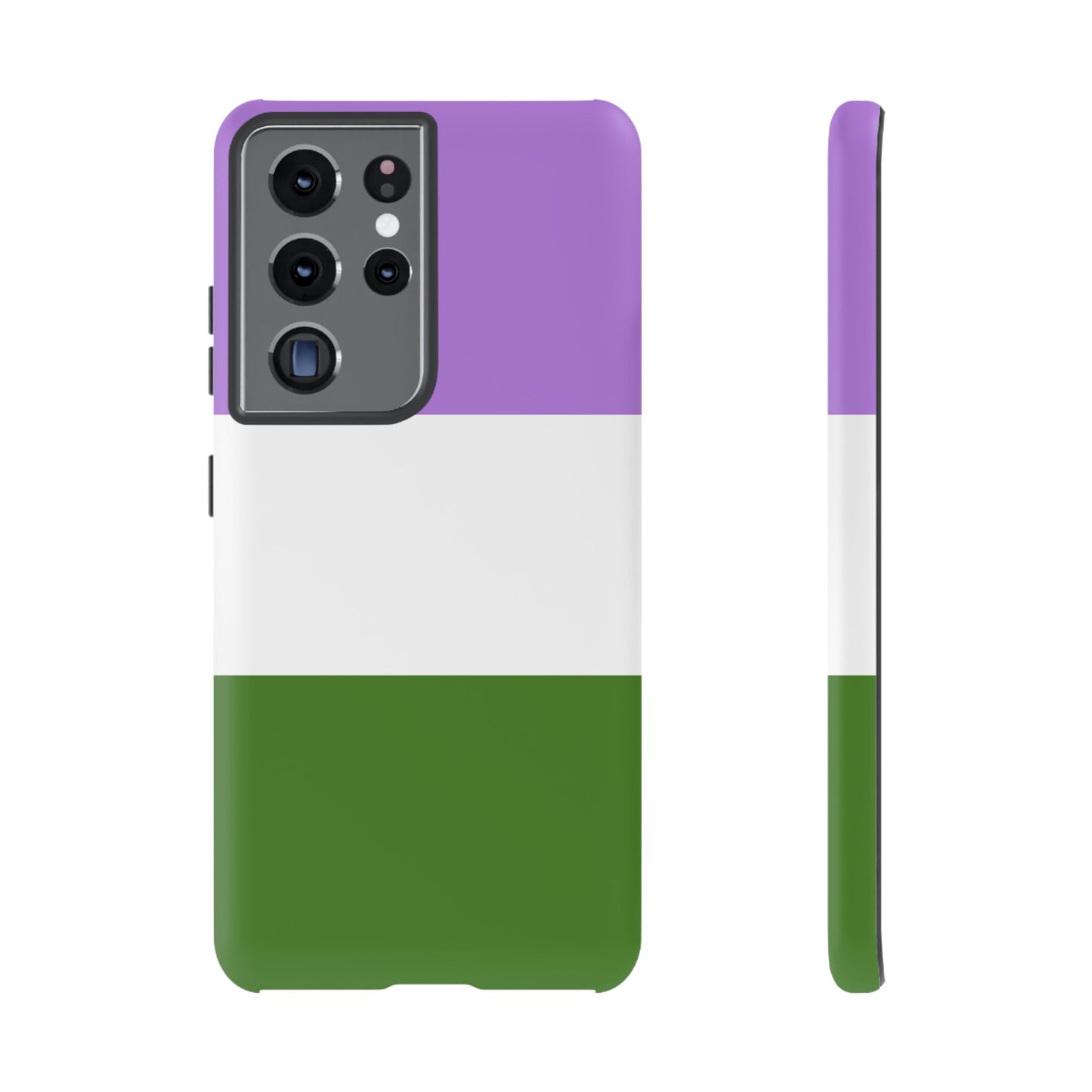 Genderqueer Pride Samsung Phone Case – LGBTQ Flag Protective Cover for Galaxy S21 S22 S23 S24 S25
