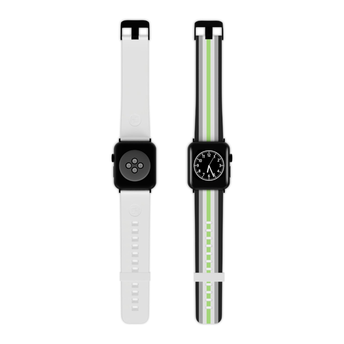 Agender Pride Apple Watch Band – LGBTQ Silicone Strap (38mm–49mm)