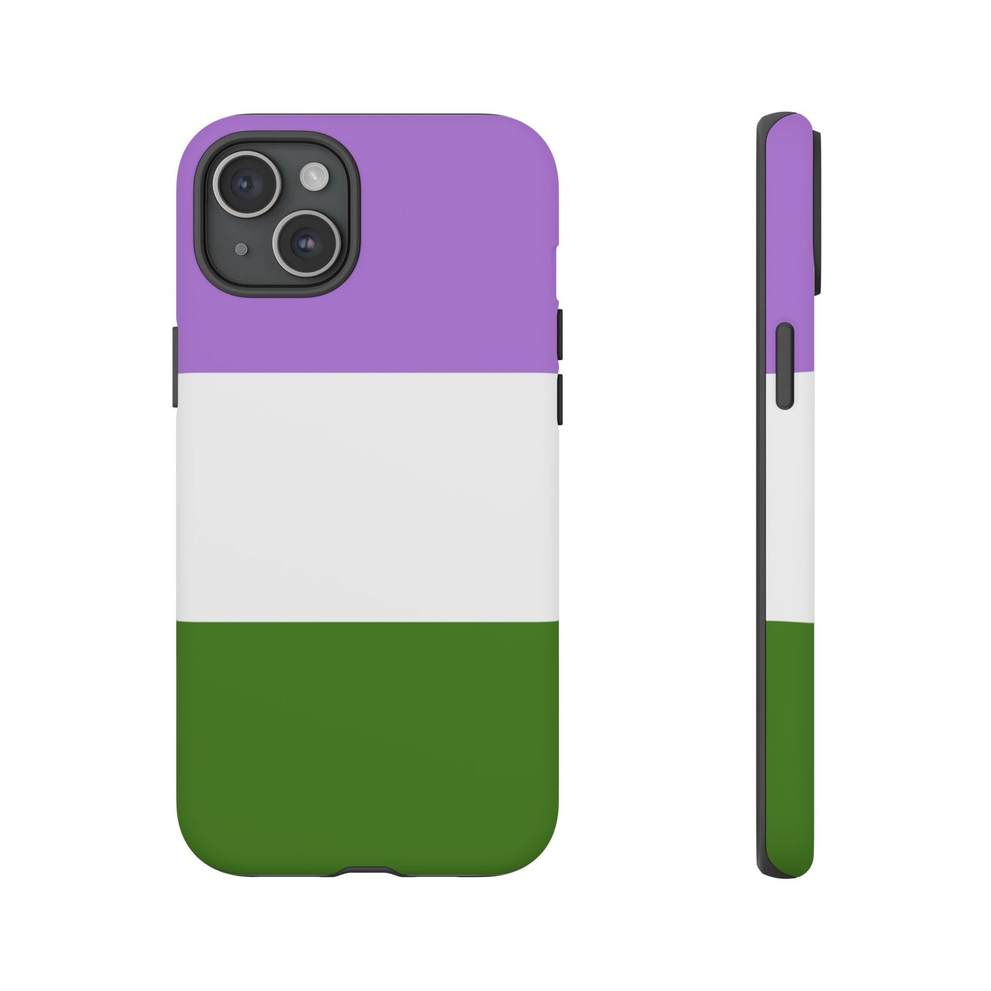 Genderqueer Pride iPhone Case – LGBTQ Flag Protective Cover for iPhone 11 12 13 14 15 16 17