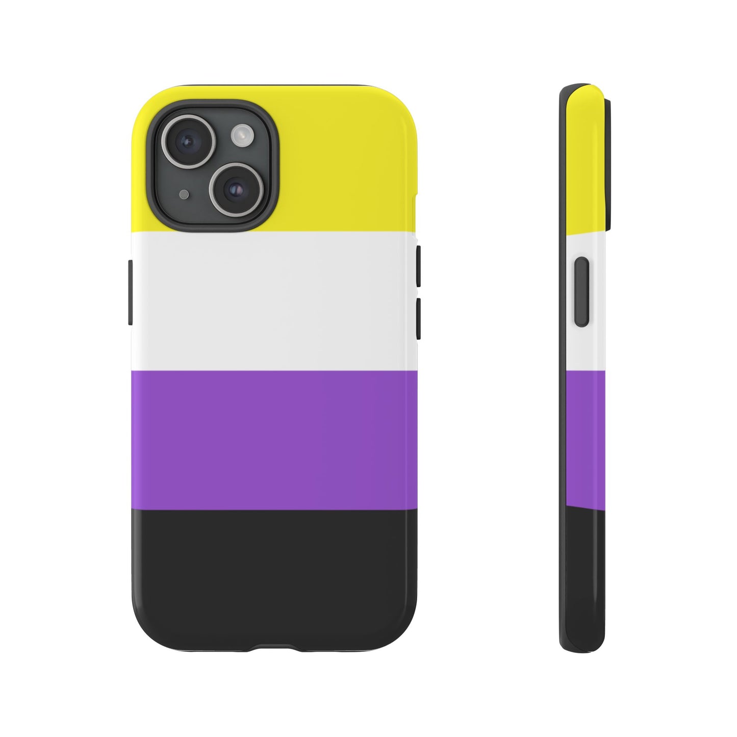 Nonbinary Pride iPhone Case – LGBTQ Flag Protective Cover for iPhone 11 12 13 14 15 16 17
