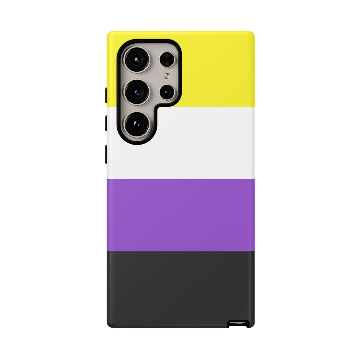 Nonbinary Pride Samsung Phone Case – LGBTQ Flag Protective Cover for Galaxy S21 S22 S23 S24 S25
