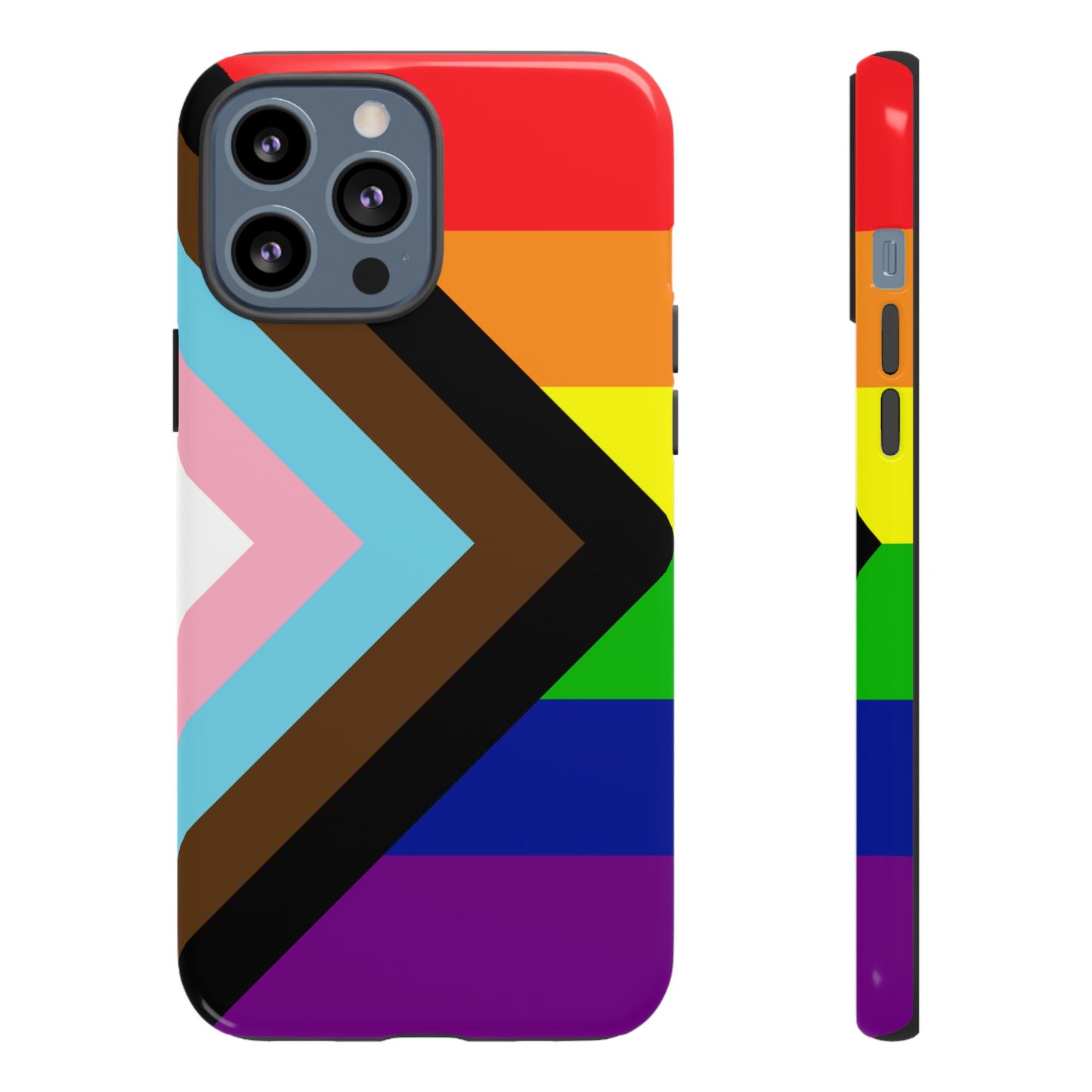 Progress Pride iPhone Case – LGBTQ Flag Protective Cover for iPhone 11 12 13 14 15 16 17