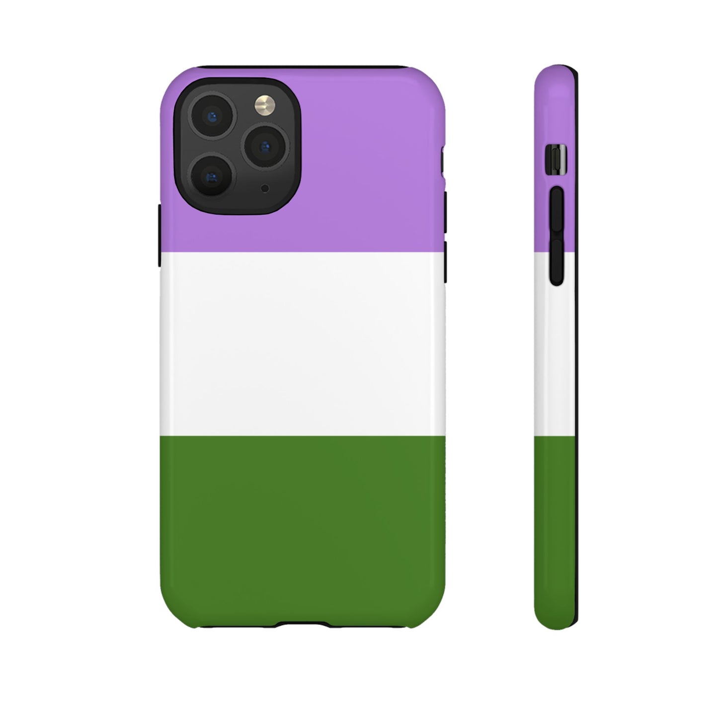 Genderqueer Pride iPhone Case – LGBTQ Flag Protective Cover for iPhone 11 12 13 14 15 16 17