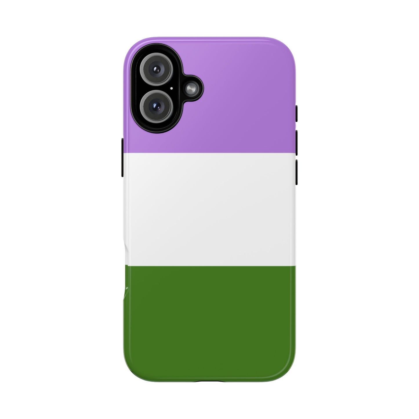 Genderqueer Pride iPhone Case – LGBTQ Flag Protective Cover for iPhone 11 12 13 14 15 16 17