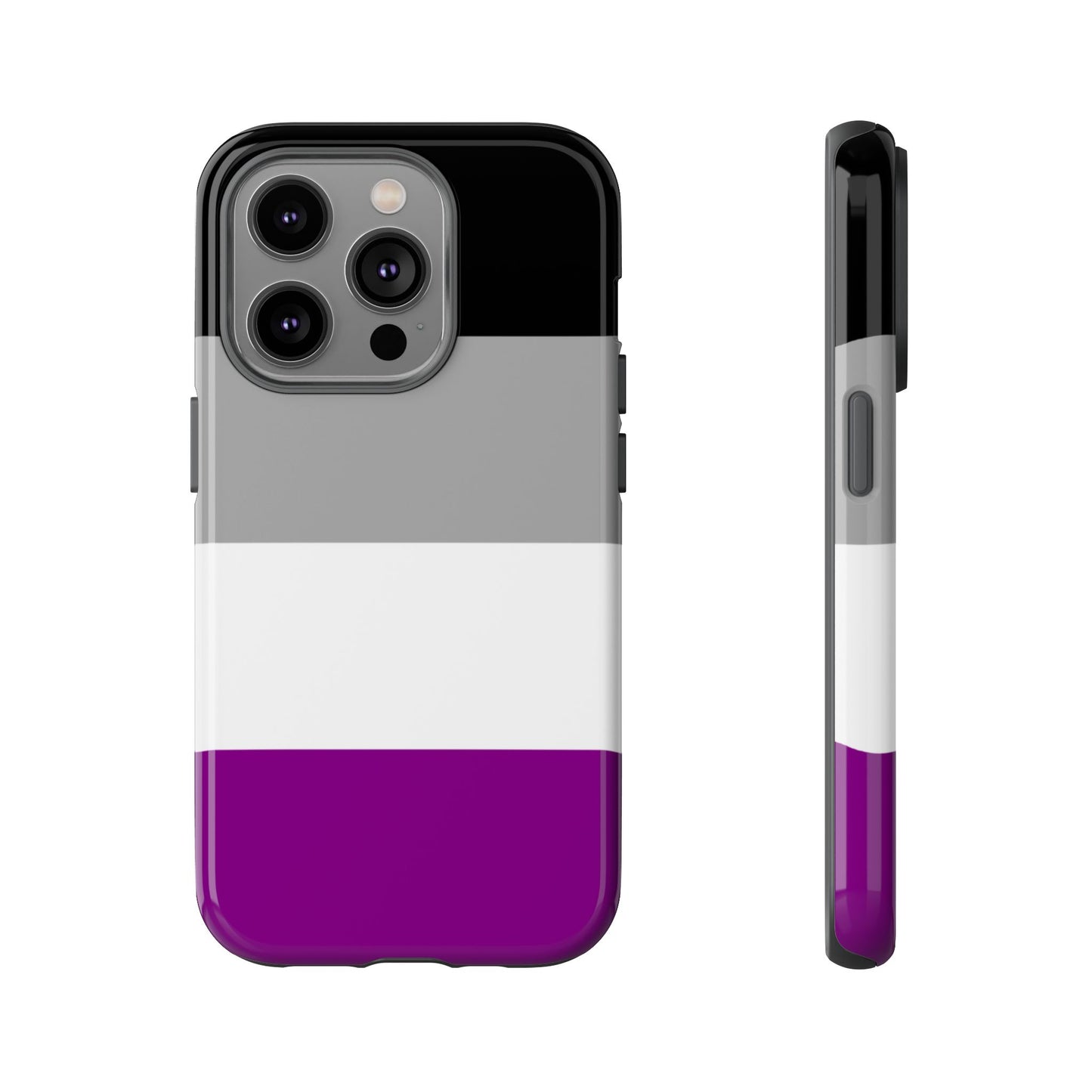 Asexual Pride iPhone Case – LGBTQ Flag Protective Cover for iPhone 11 12 13 14 15 16 17