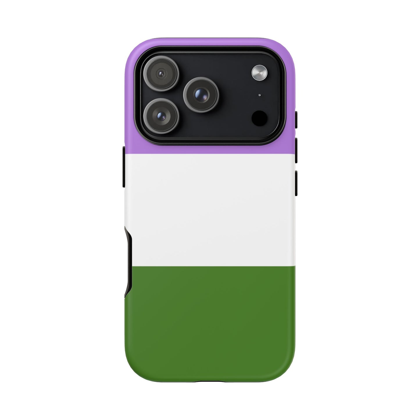 Genderqueer Pride iPhone Case – LGBTQ Flag Protective Cover for iPhone 11 12 13 14 15 16 17