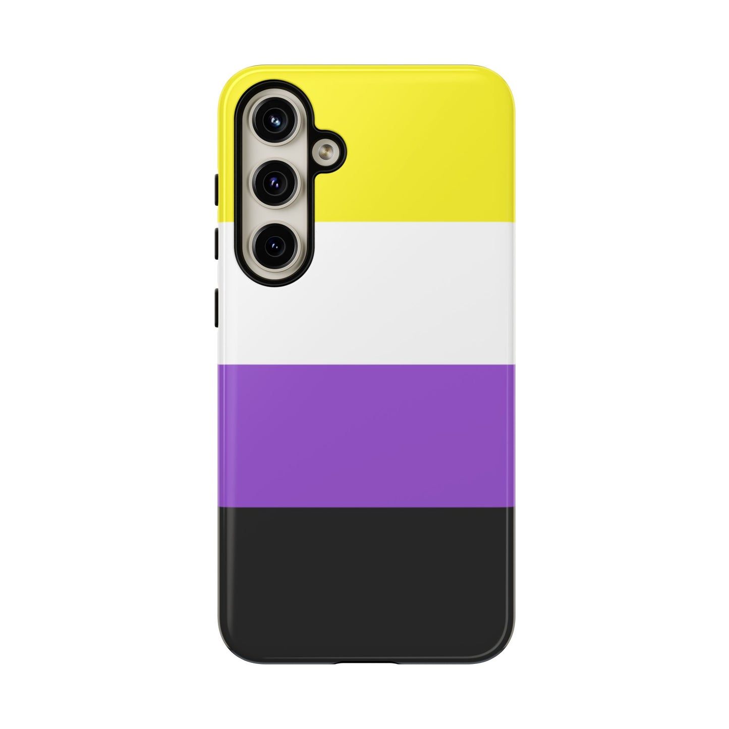 Nonbinary Pride Samsung Phone Case – LGBTQ Flag Protective Cover for Galaxy S21 S22 S23 S24 S25