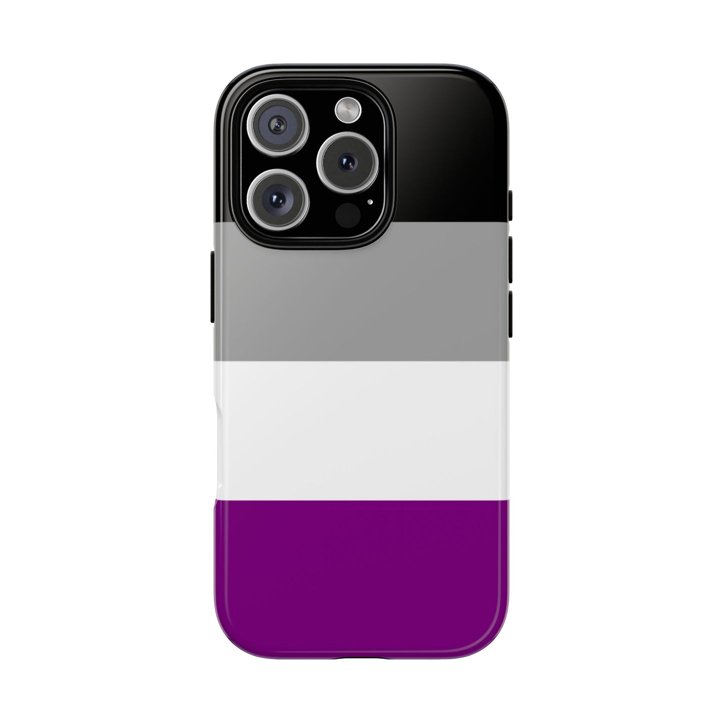 Asexual Pride iPhone Case – LGBTQ Flag Protective Cover for iPhone 11 12 13 14 15 16 17