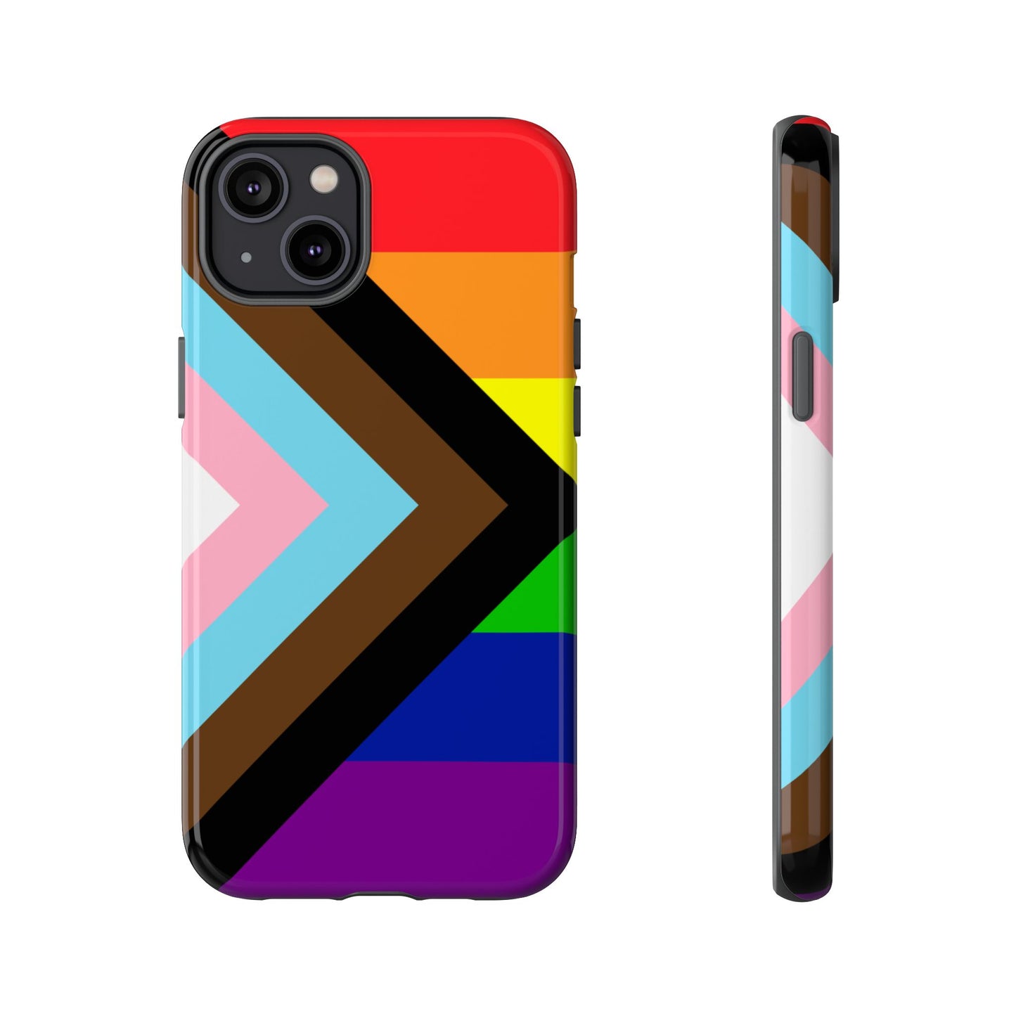 Progress Pride iPhone Case – LGBTQ Flag Protective Cover for iPhone 11 12 13 14 15 16 17