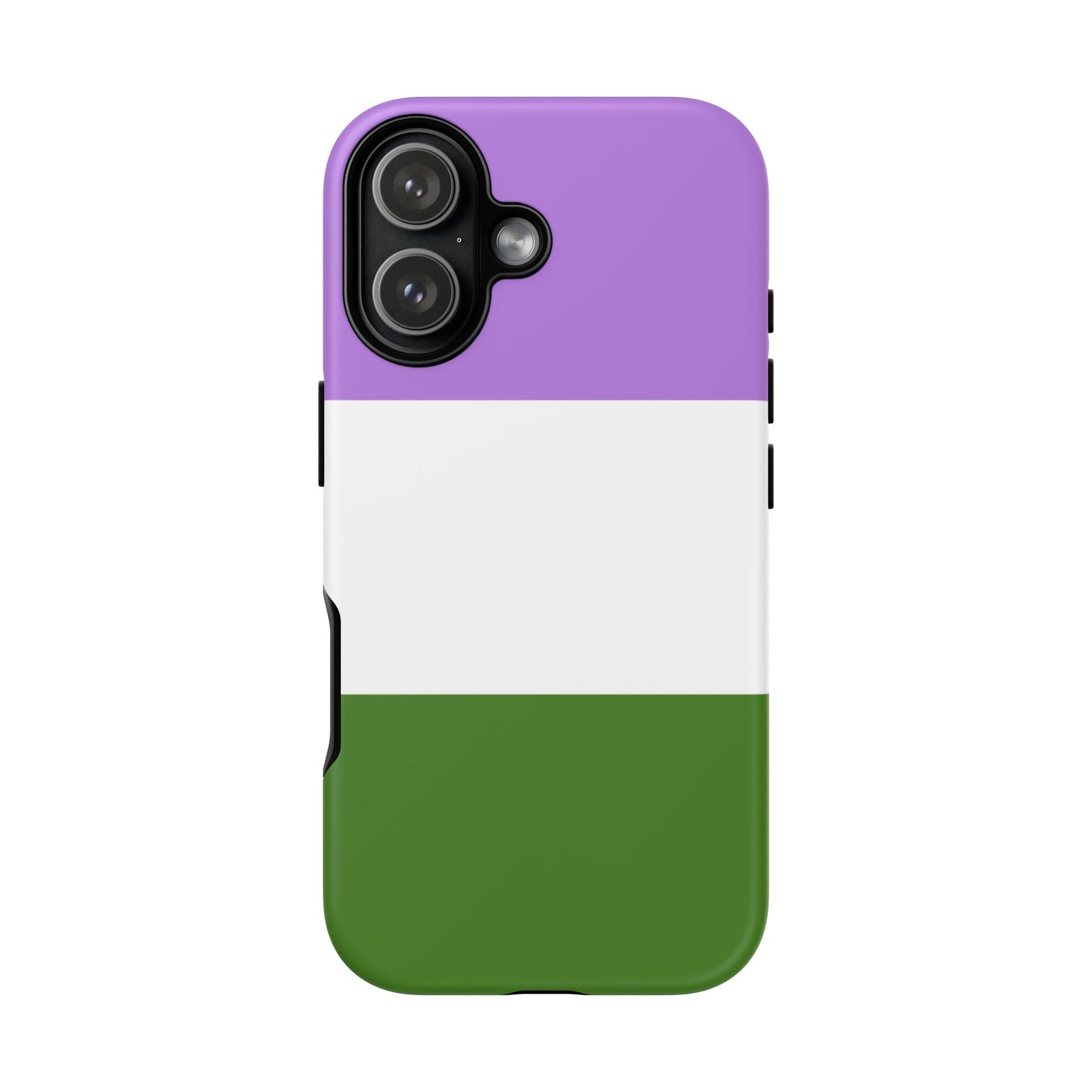 Genderqueer Pride iPhone Case – LGBTQ Flag Protective Cover for iPhone 11 12 13 14 15 16 17