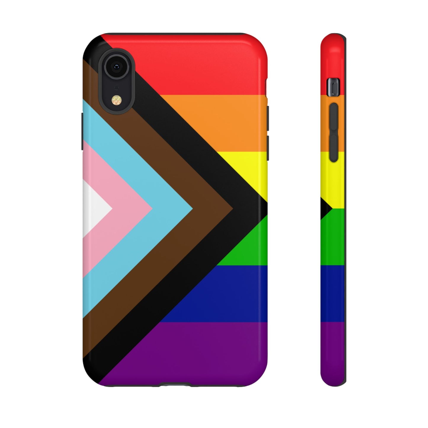 Progress Pride iPhone Case – LGBTQ Flag Protective Cover for iPhone 11 12 13 14 15 16 17
