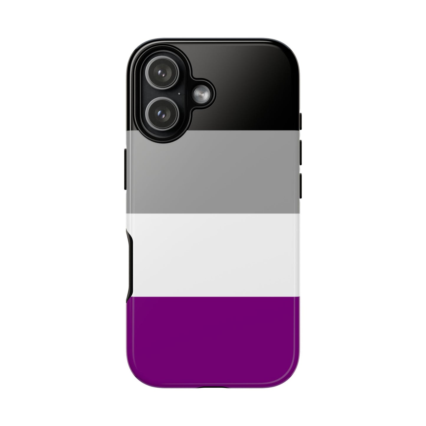 Asexual Pride iPhone Case – LGBTQ Flag Protective Cover for iPhone 11 12 13 14 15 16 17