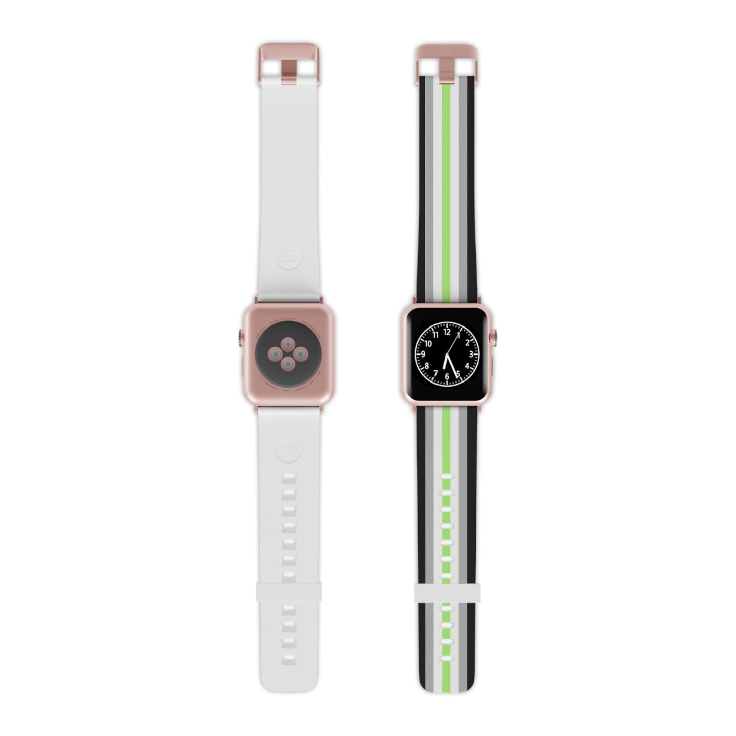 Agender Pride Apple Watch Band – LGBTQ Silicone Strap (38mm–49mm)