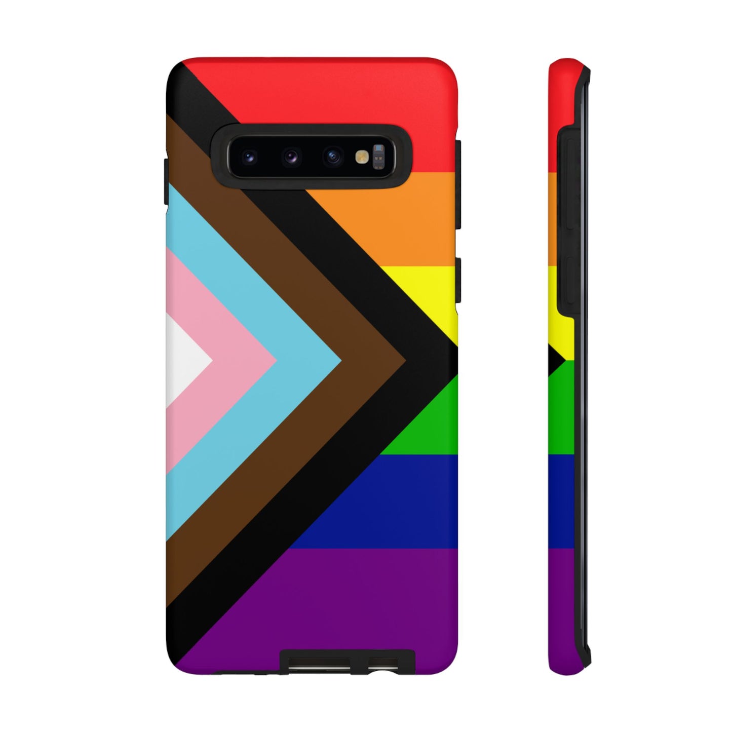 Progress Pride Samsung Phone Case – LGBTQ Flag Protective Cover for Galaxy S21 S22 S23 S24 S25