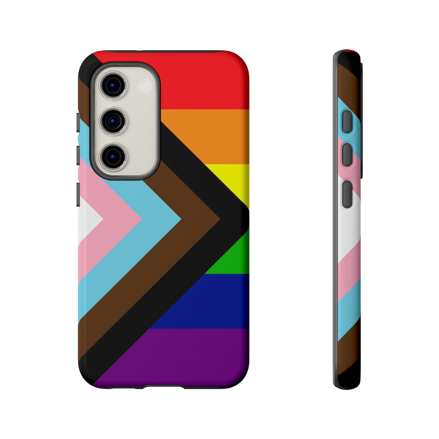 Progress Pride Samsung Phone Case – LGBTQ Flag Protective Cover for Galaxy S21 S22 S23 S24 S25