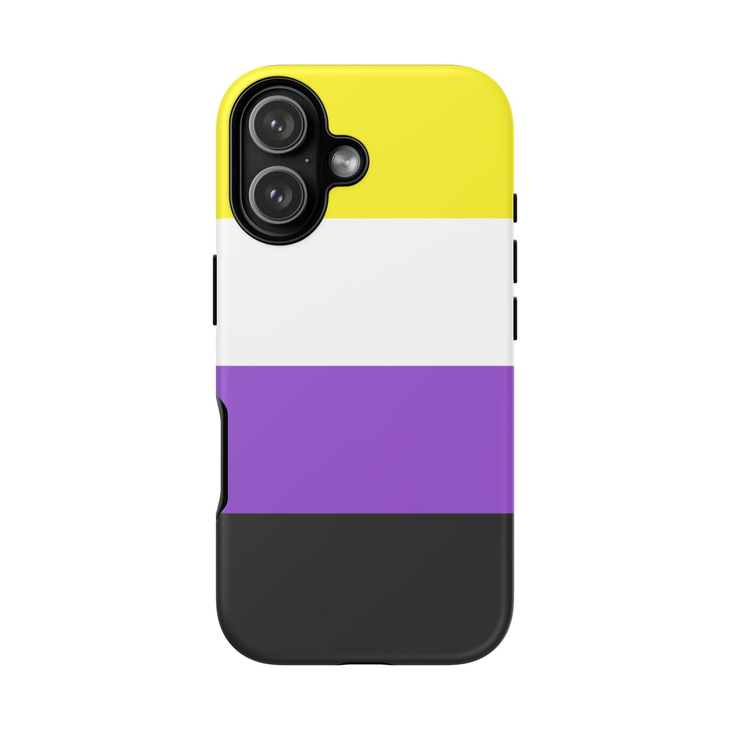 Nonbinary Pride iPhone Case – LGBTQ Flag Protective Cover for iPhone 11 12 13 14 15 16 17