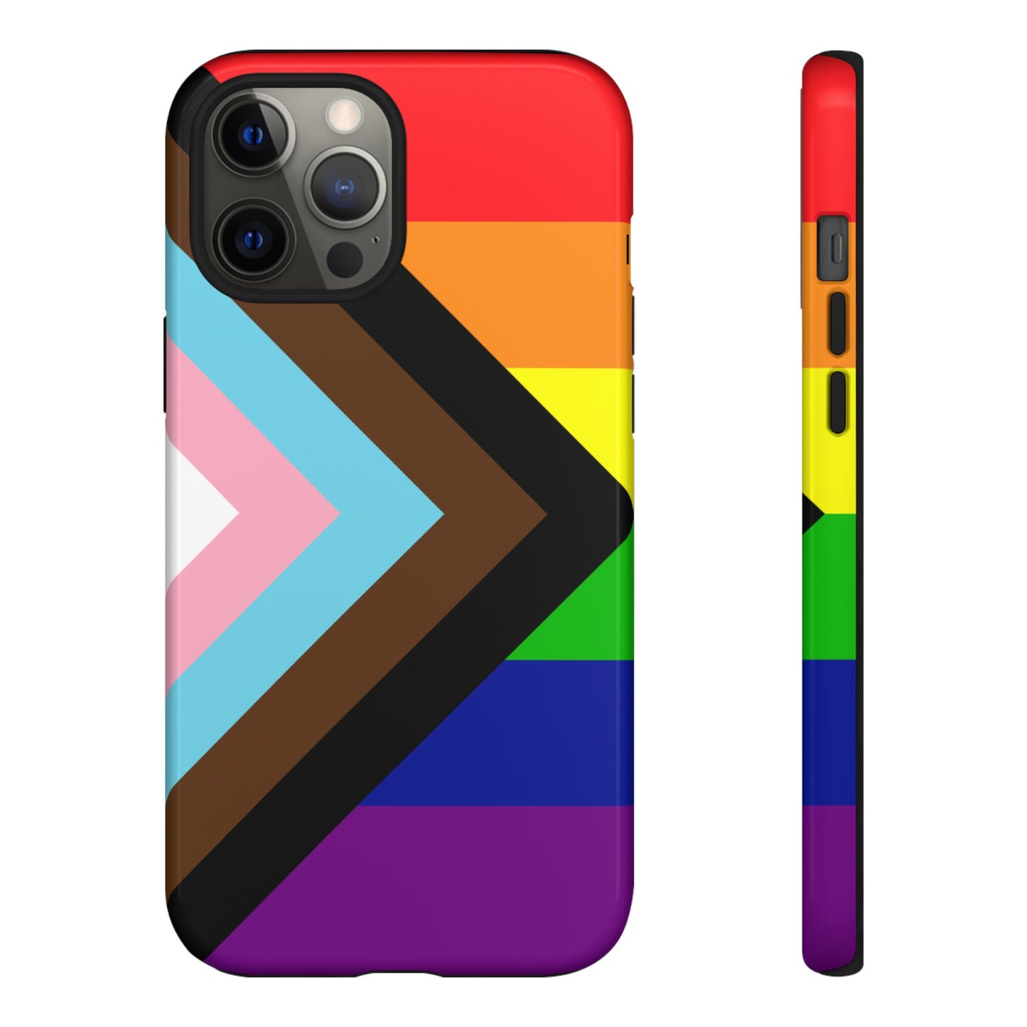 Progress Pride iPhone Case – LGBTQ Flag Protective Cover for iPhone 11 12 13 14 15 16 17