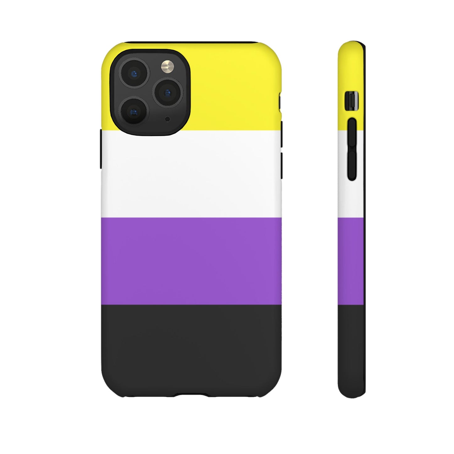 Nonbinary Pride iPhone Case – LGBTQ Flag Protective Cover for iPhone 11 12 13 14 15 16 17