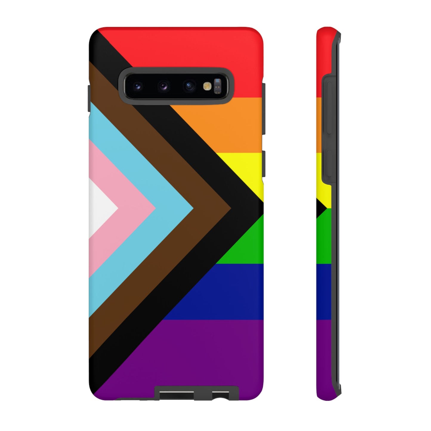 Progress Pride Samsung Phone Case – LGBTQ Flag Protective Cover for Galaxy S21 S22 S23 S24 S25