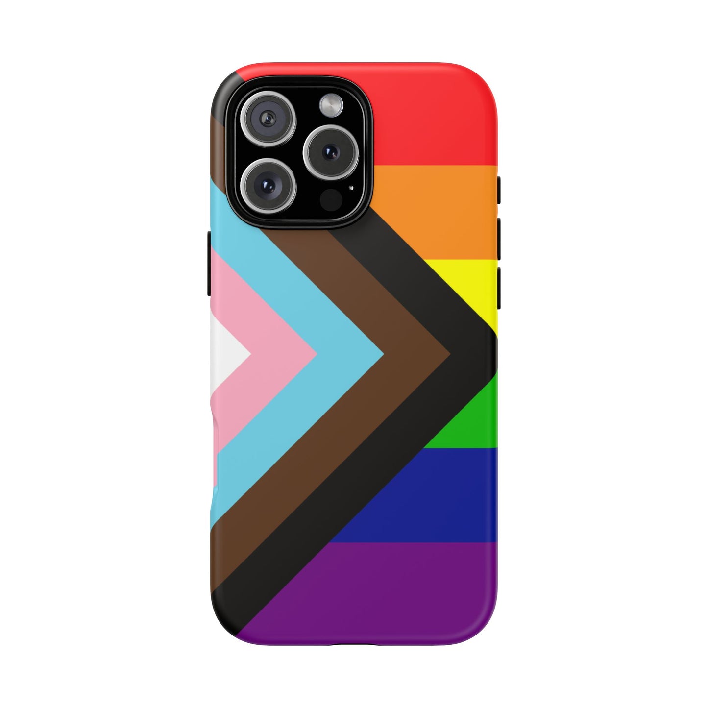 Progress Pride iPhone Case – LGBTQ Flag Protective Cover for iPhone 11 12 13 14 15 16 17