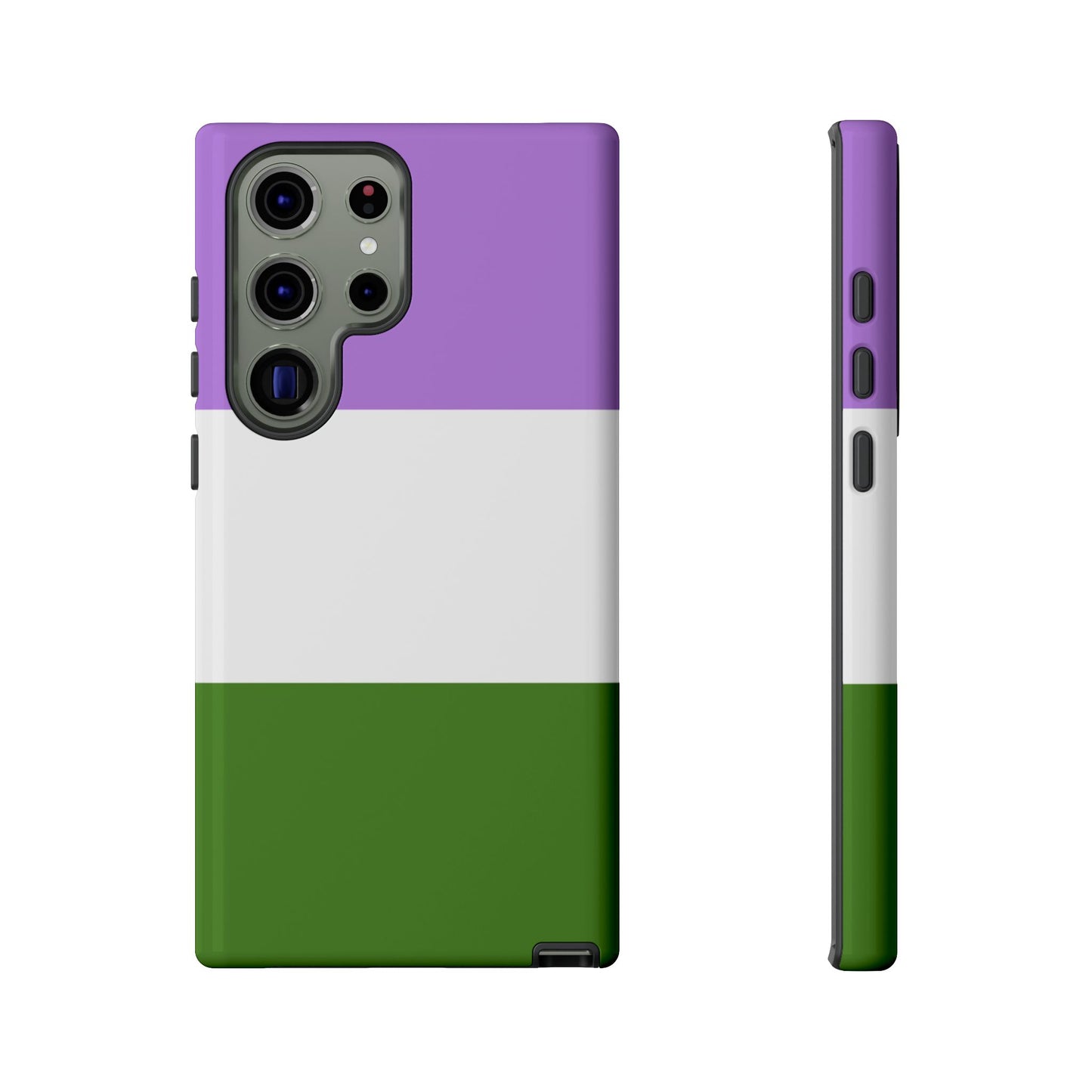 Genderqueer Pride Samsung Phone Case – LGBTQ Flag Protective Cover for Galaxy S21 S22 S23 S24 S25