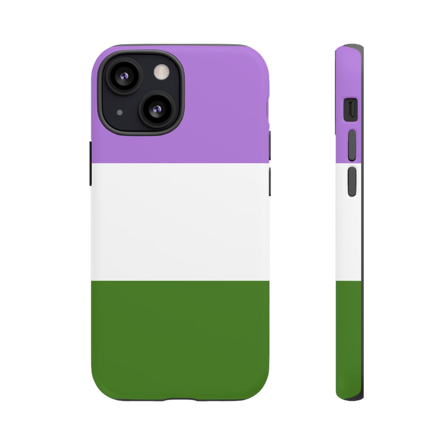 Genderqueer Pride iPhone Case – LGBTQ Flag Protective Cover for iPhone 11 12 13 14 15 16 17