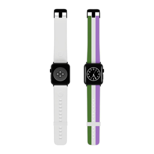 Genderqueer Pride Apple Watch Band – LGBTQ Silicone Strap