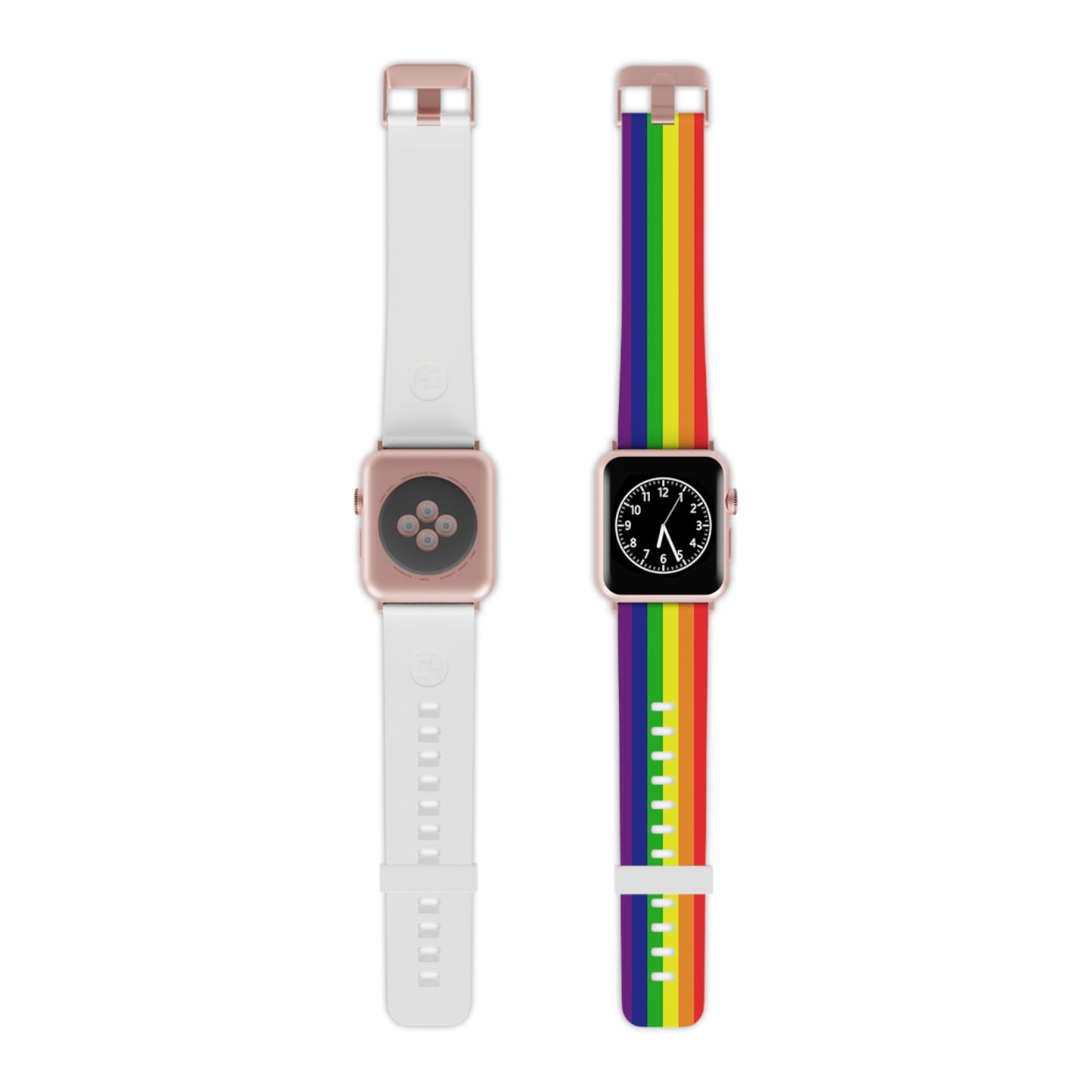 Rainbow Pride Apple Watch Band – LGBTQ Silicone Strap